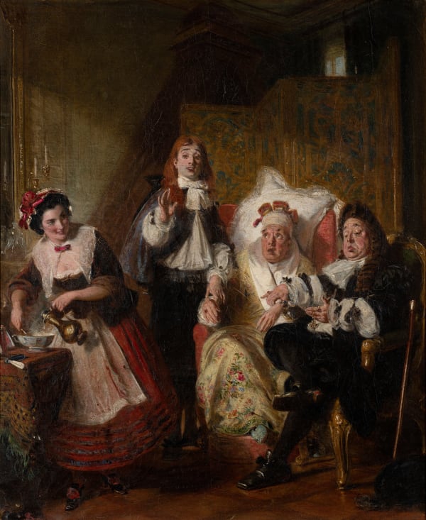 Abraham Solomon - Le Malade Imaginaire, 1861