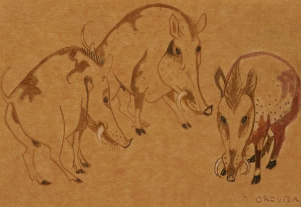 Orovida Pissarro, Warthogs