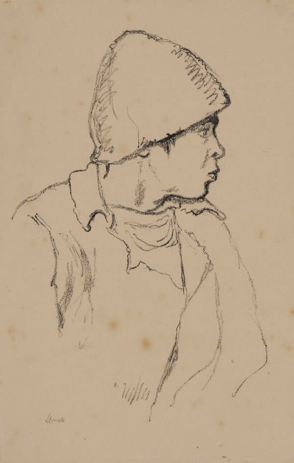 Hermann Struck - Portrait of a Boy