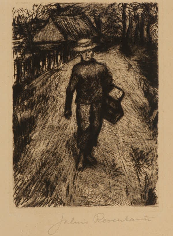 Julius Rosenbaum - Boy with a Basket