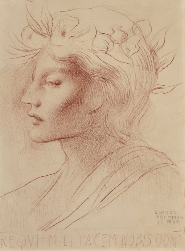 Simeon Solomon - Requiem et Pacem Nobis Dom, 1893