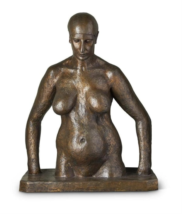 Jacob Epstein, Gertrude in a Bathing Cap, 1911