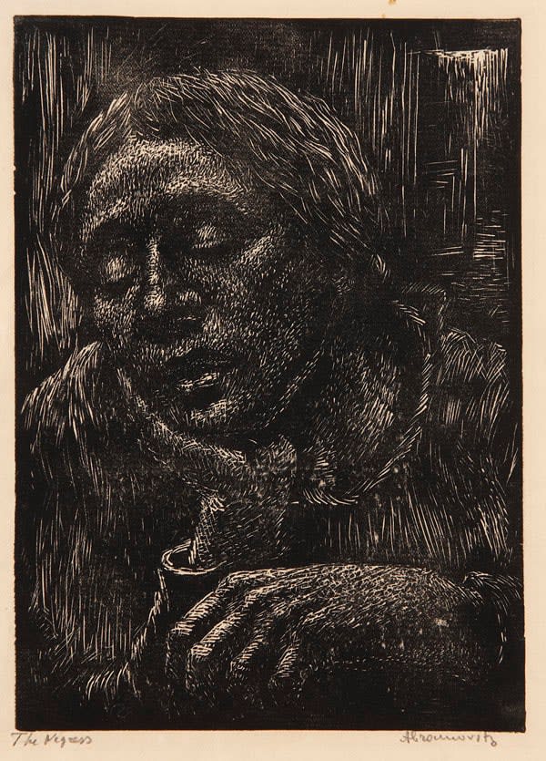 Albert Abramovitz - Portrait of a Woman, c. 1933