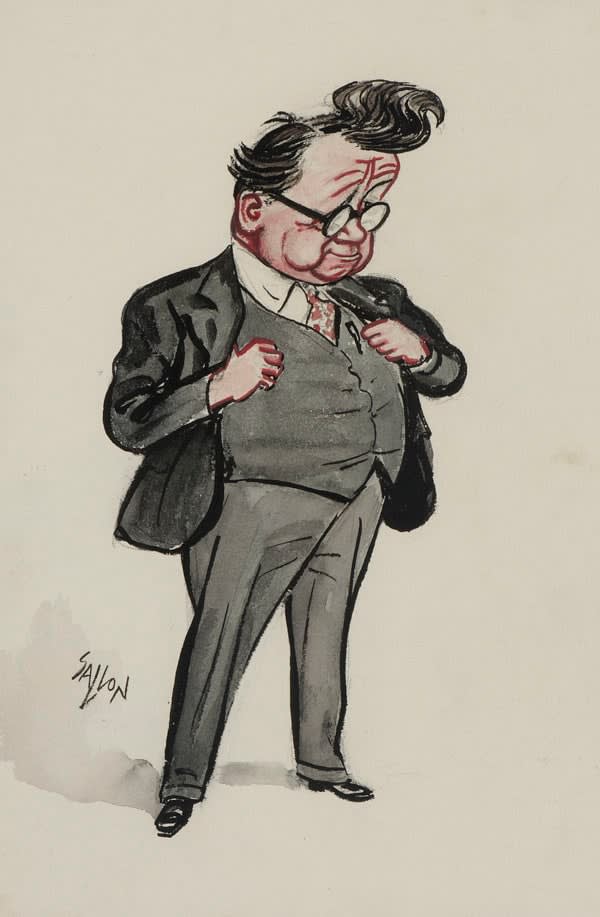 Ralph Sallon, Portrait of Herbert Morrison