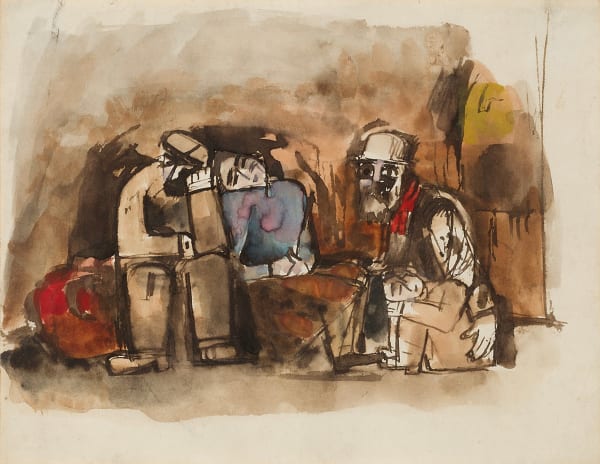 Josef Herman, Refugees, 1941