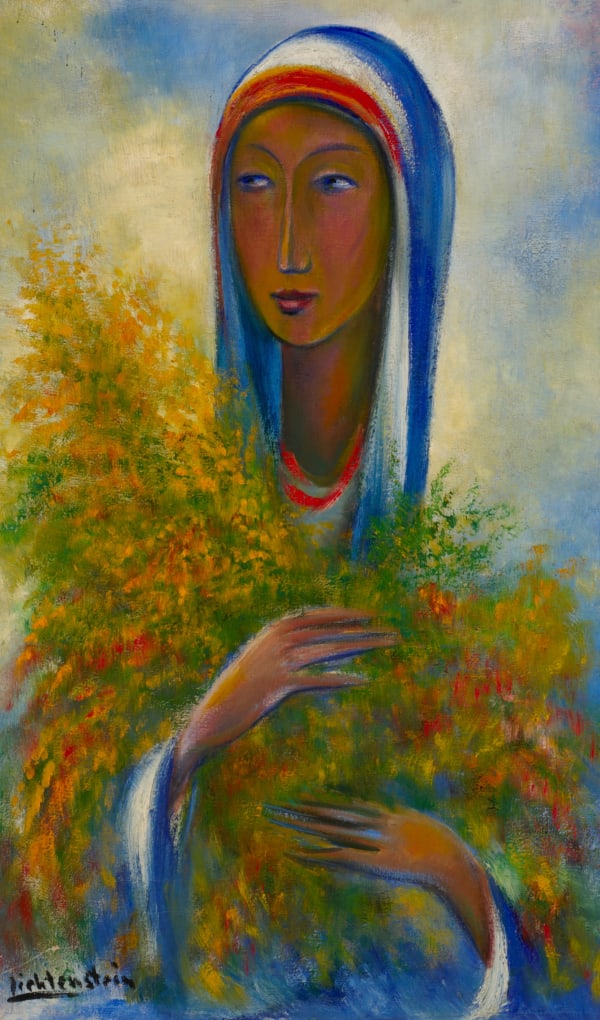 Isaac Lichtenstein, Head of a Yemenite Woman, Ruth II, 1921