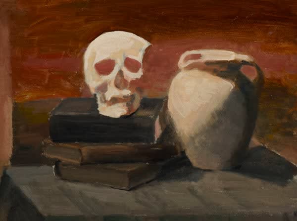 Josef Karpf, Still Life with Skull