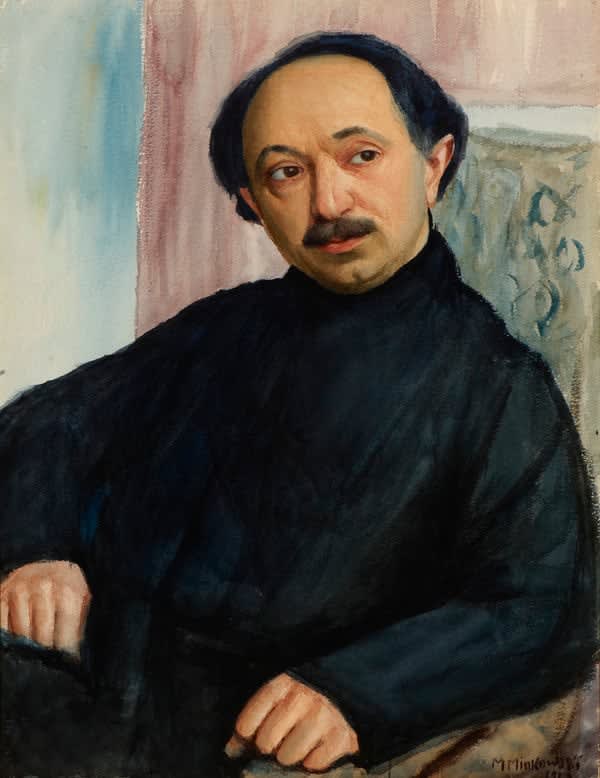 Maurice Minkowski, Portrait of Mosheh Oved, 1924