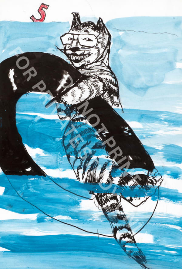 Paula Rego, Two designs for Annie, Anthony’s sister’s 50th birthday party, 2003