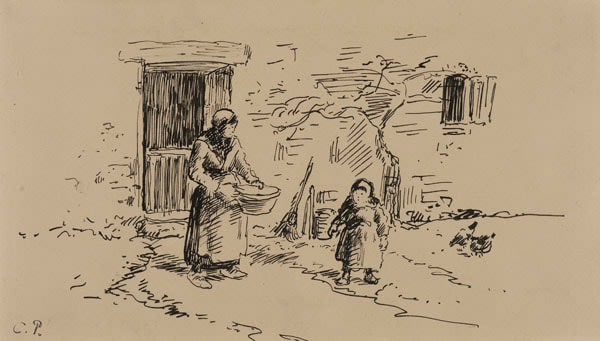 Camille Pissarro, Scène de ferme (Farm Scene)