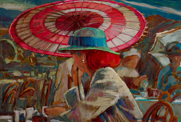 Naomi Alexander - Tea Time at Wimbledon, 1990