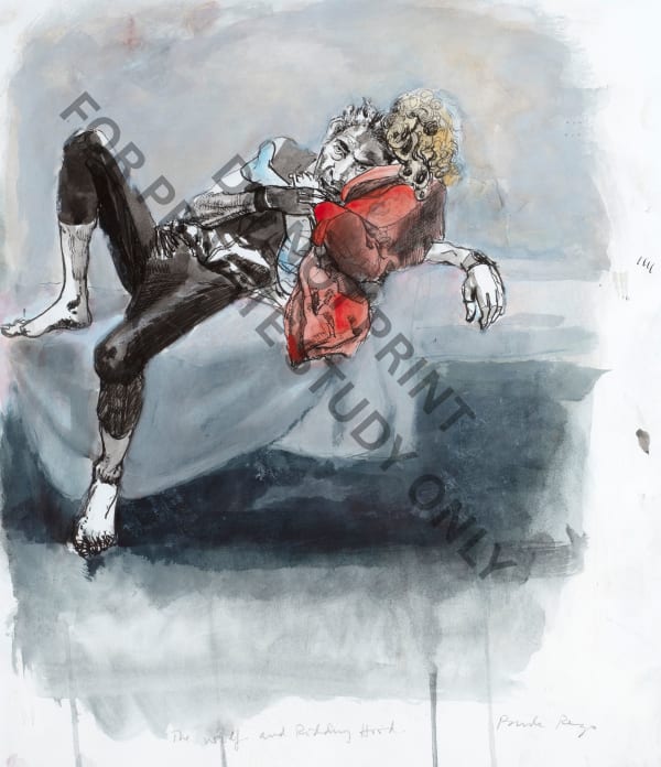 Paula Rego, The Wolf and Riding Hood’. from Paula’s narrative Little Red Riding Hood