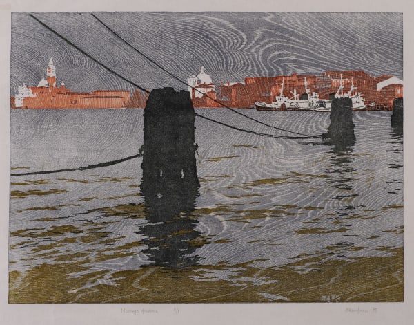 Jonathan Kaufman - Moorings, Giudecca, 1979