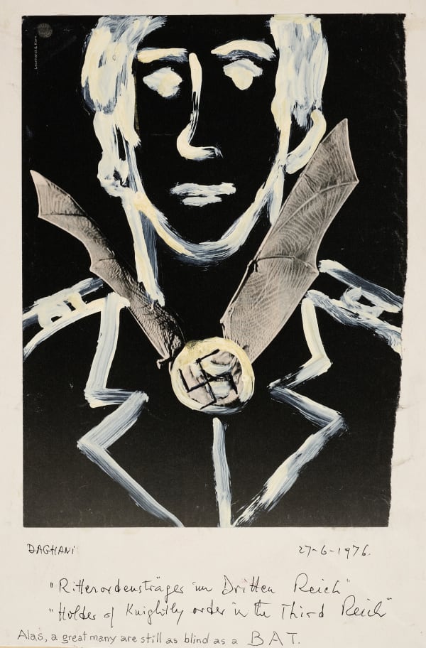 Arnold Daghani, Holder of Knightly Order in the Third Reich, 1976