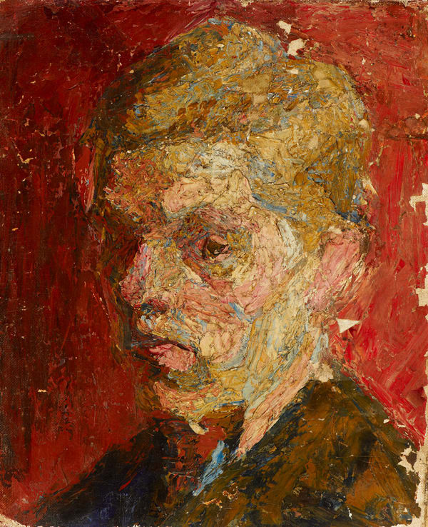 Alfred Herzstein - Study, Head of a Man