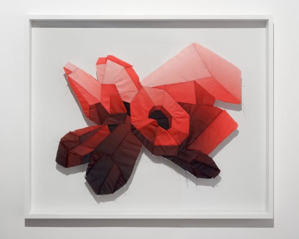 Inger Bergström, Structure, red, 2024