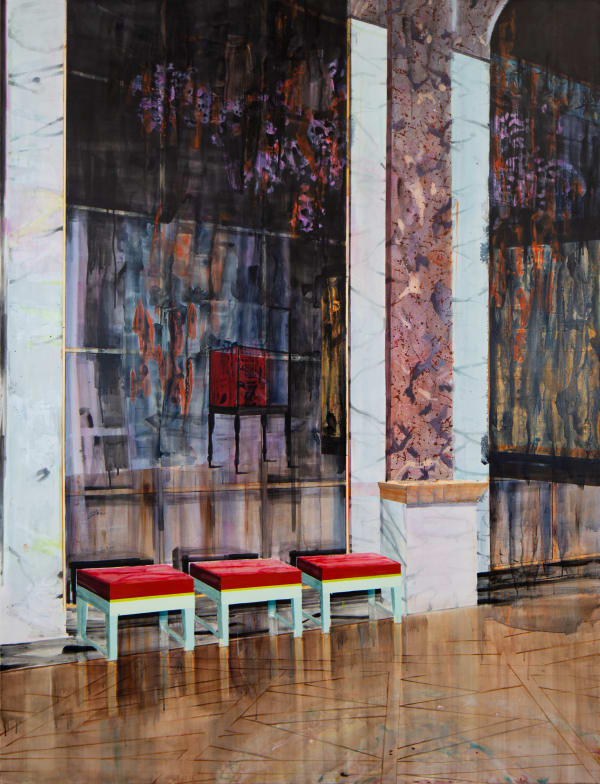 Elizabeth Thun, The lamp kept burning all night, 2024