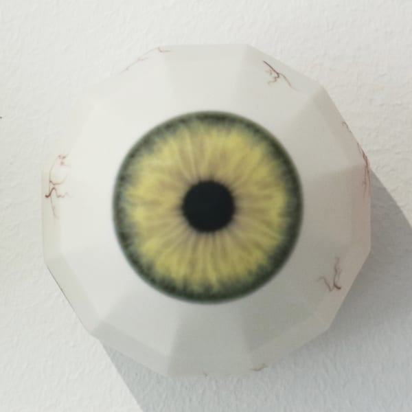 John Rainey, Eyeballed (White), 2019