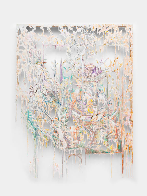 Diana Al-Hadid, The Hungry Man and the Orchard, 2024
