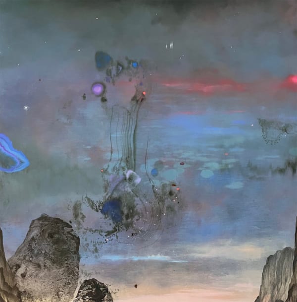 Darren Waterston Sky for St. Francis , 2024 Oil on wood panel 24 x 24 inches 61 x 61 cm