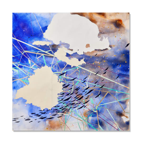 Val Britton, In the Dreaming Cobalt Blue of the Bright Night, 2025