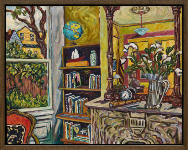 Helen Berggruen, Mantel with Globe & Telescope, 2013-2025