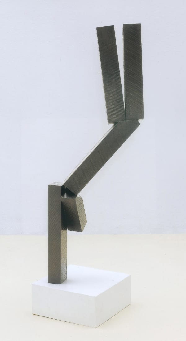 Joel Shapiro Untitled, 2005-2006 Cast bronze 49 x 19 x 7 1/2 inches 124.46 x 48.26 x 19.05 cm