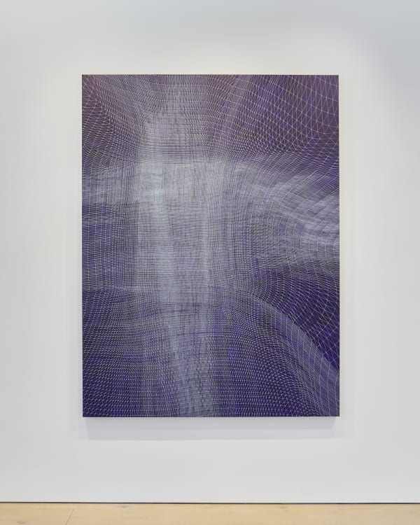 Sam Messenger Veil for Belladonna, 2022 Ink and acrylic on linen 78 5/8 x 59 inches 200.0 x 150.0 cm