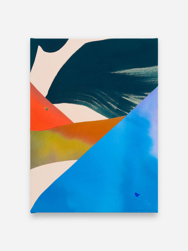 Heather Day Open Interval, 2026 Mixed media on sewn canvas 30 x 22 inches 76.2 x 55.9 cm