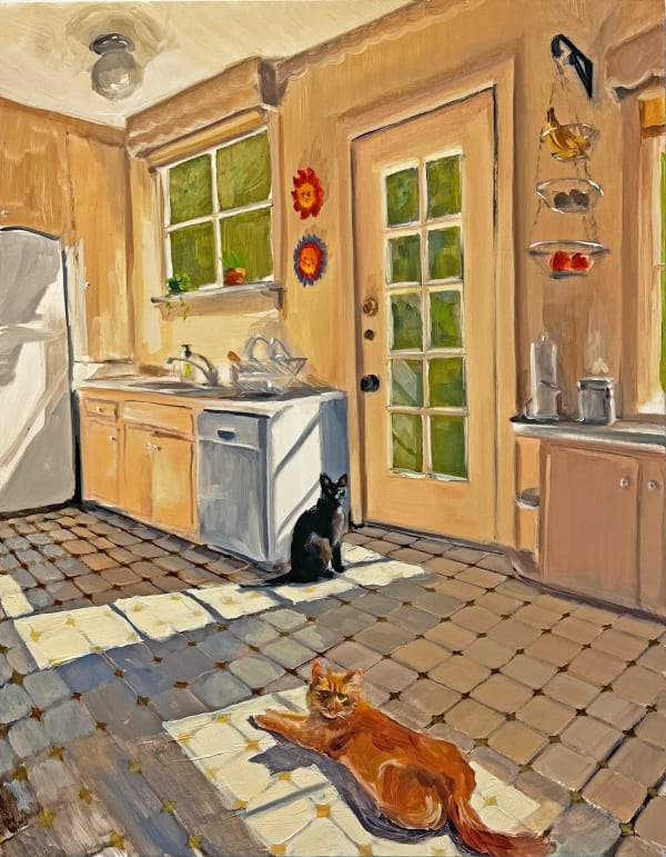 Jillian Shea, Kitchen Sunbathers, 2025