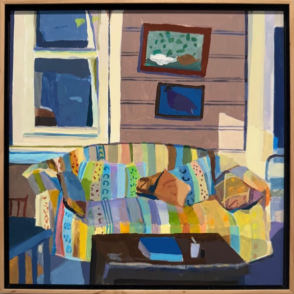 Linda Pouliot Chalk Hill Cottage II, 2025 Acrylic gouache on panel 12 x 12 inches 30.5 x 30.5 cm Framed: 12 1/2 x 12 1/2 inches 31.8 x 31.8 cm