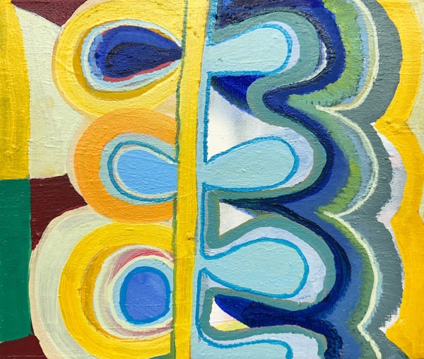 Anna Kunz Moths Wing, 2025 Oil on linen 11 x 13 inches 27.9 x 33 cm Framed: 12 1/8 x 14 1/8 inches 30.8 x 35.9 cm