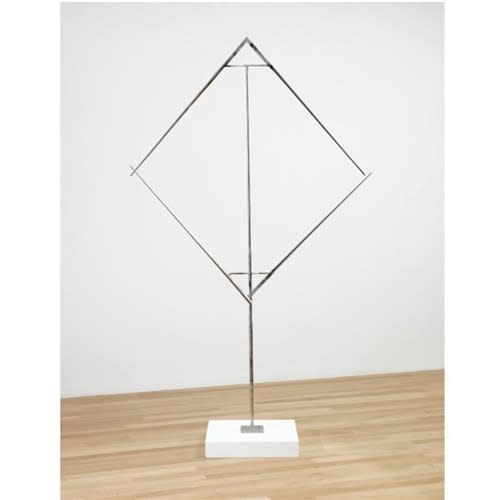 George Rickey Divided Square Oblique III, 1980 Stainless steel 156 x 48 inches 396.24 x 121.92 cm