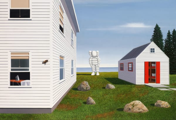 Tom McKinley American Rock Garden, 2022 Oil on panel 49 x 72 inches 124.5 x 182.9 cm