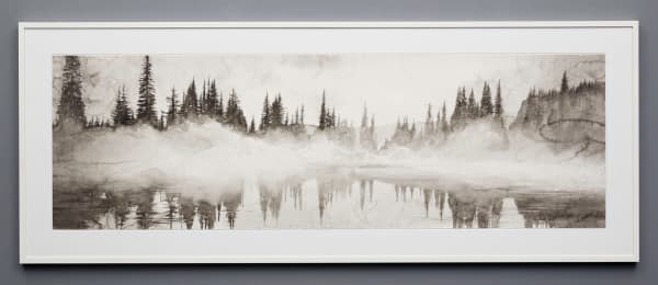 Hans Op de Beeck, Mist on the Lake, 2015