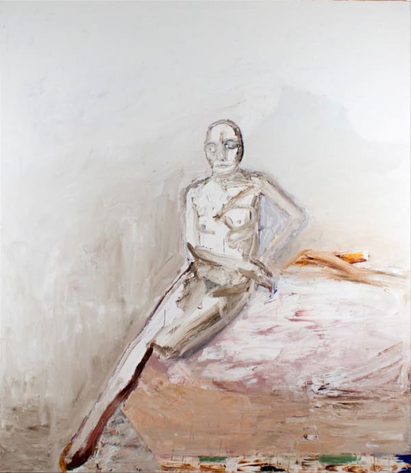 Nathan Oliveira Untitled Seated Figure III, 1989 Oil on canvas 96 x 84 inches 243.8 x 213.4 cm