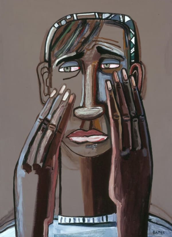 David Bates Weeping Woman I, 2006 Oil on canvas 66 x 48 inches 167.6 x 121.9 cm