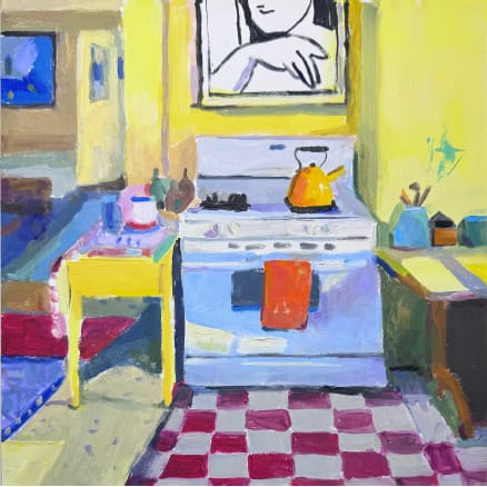 Linda Pouliot, Yellow Kettle, 2025