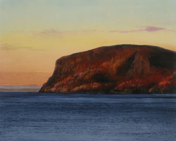 Michael Gregory Bend in the River (Hudson), 2020 Oil on canvas on panel 16 x 20 inches 40.6 x 50.8 cm Framed: 17 x 21 x 1 7/8 inches 43.2 x 53.3 x 4.8 cm