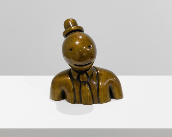 Tom Otterness Male Portrait (for M.Y.), 2000 Bronze 6 x 5 1/2 x 4 inches 15.2 x 14.0 x 10.2 cm