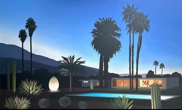 Tom McKinley Big Desert Egg, 2024 Oil on panel 30 x 49 inches 76.2 x 124.5 cm Framed: 31 x 50 inches 78.7 x 127 cm