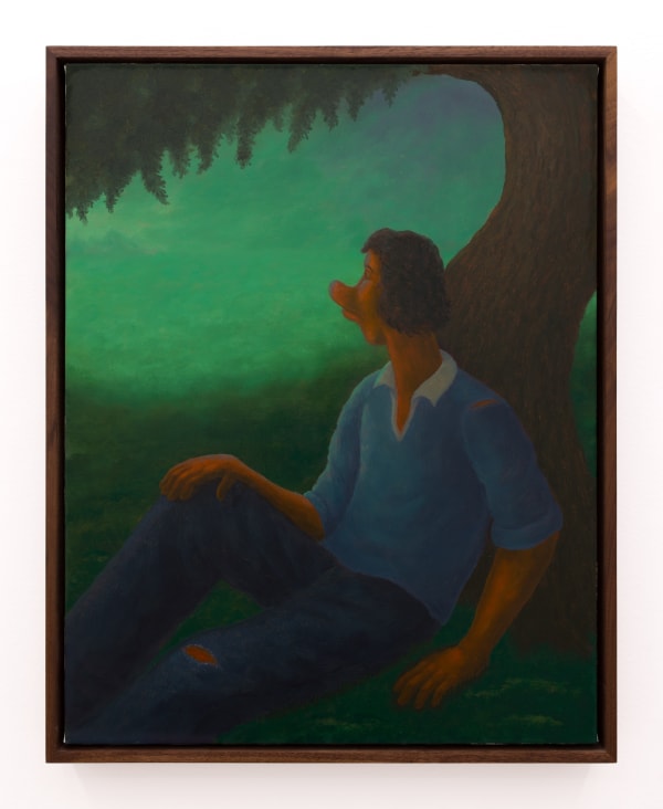 Nicasio Fernandez Cover, 2025 Oil on linen 18 x 14 inches 45.7 x 35.6 cm Framed: 19 x 15 x 1 3/4 inches 48.3 x 38.1 x 4.4 cm