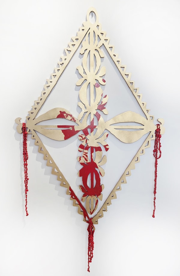 Telly Tuita, Three Fates, Lakissi Kalou (Lachesis - the allotter), 2024