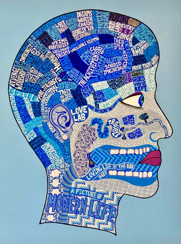 Lucas Grogan, Brain Scan 2, A Picture of Modern Life, 2024