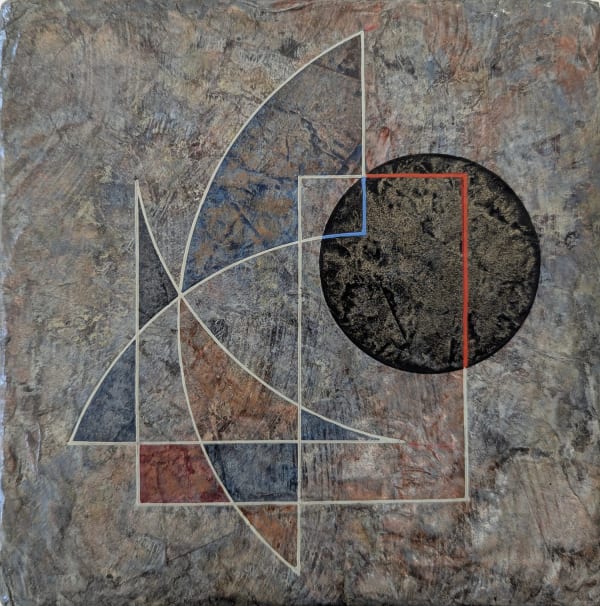 Roy Good, Continuous Line Series, Crescent/Square, 2002