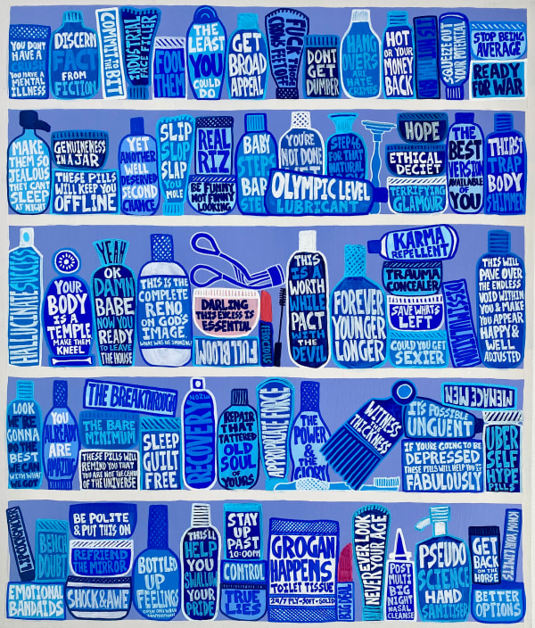 Lucas Grogan, Medicine Cabinet with Eyelash Curler, 2024