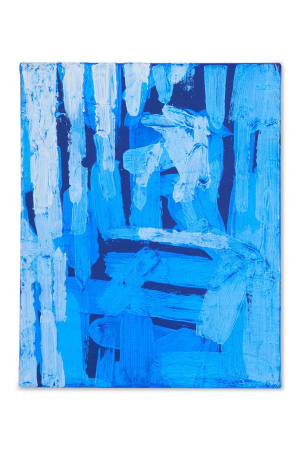Patrick Tresset, Study for a boy in blue, 2023