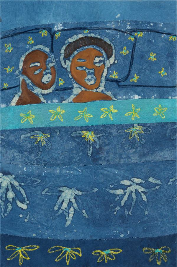Sola Olulode, Blue and Yellow, 2022