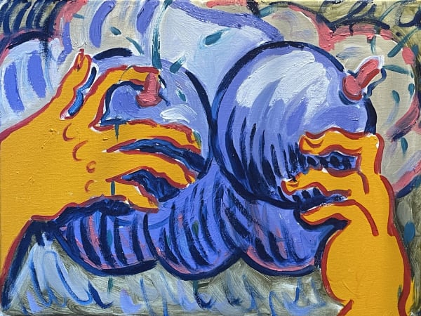 Rafaela de Ascanio, Her breasts formed in the sky and thundered milk, 2022