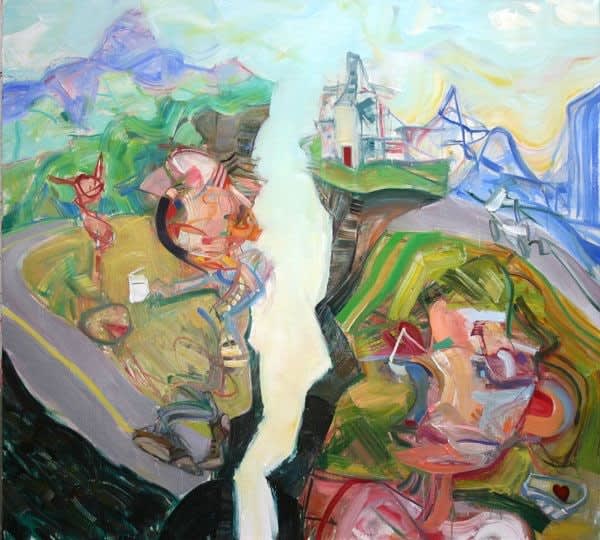 Robert JESSUP, Landscape with Two Figures, 2012